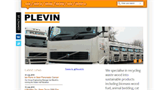 Desktop Screenshot of plevin.co.uk